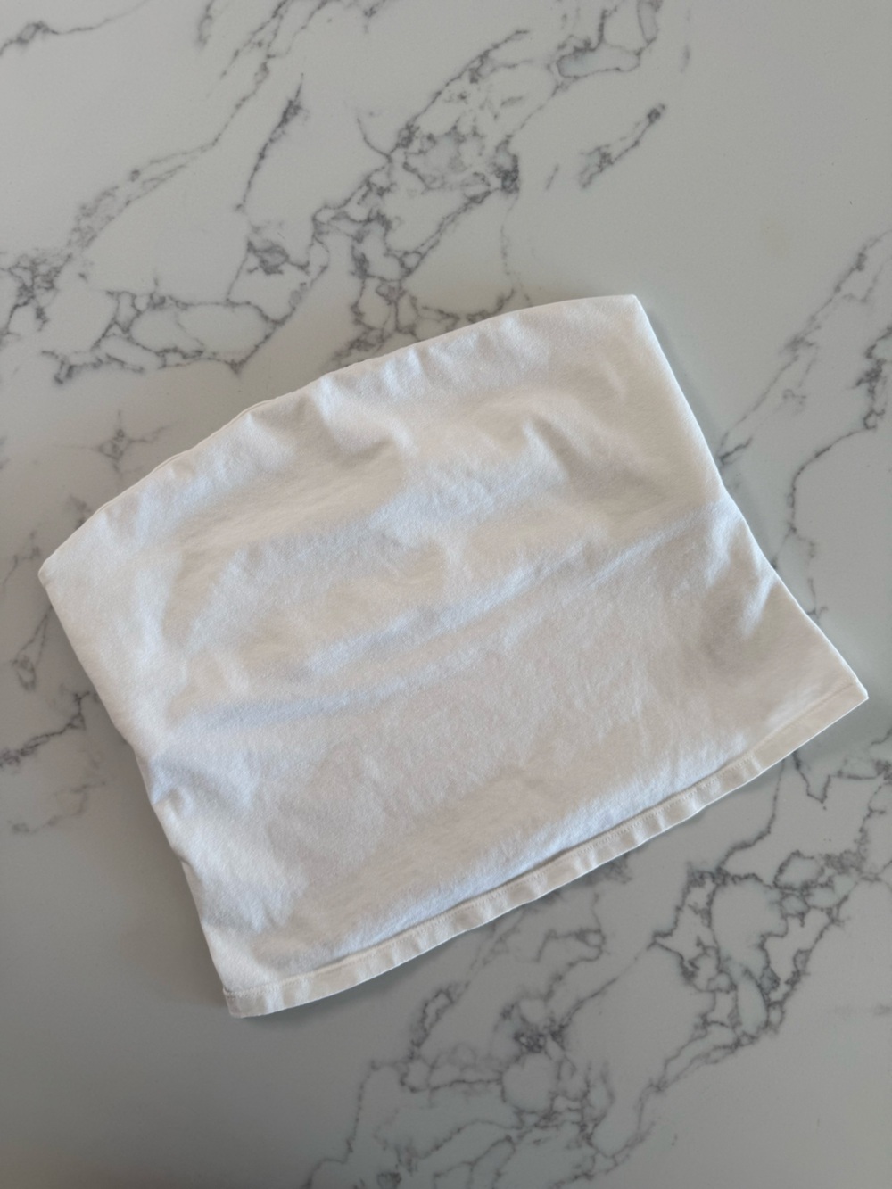 Free People Intimately About Time Cropped Tube Top - White - Size Medium
